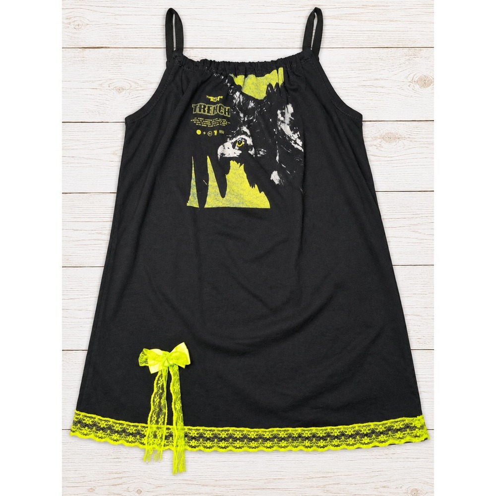 Twenty One Pilots Trench Tour Upcycled Kids Dress Handmade OOAK Band Tee 5/6